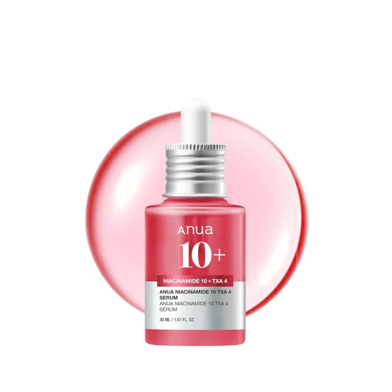 Sérum ANUA Niacinamide 10 + TXA 4, acide hyaluronique, acide tranexamique, sérum visage pour un teint éclatant, sérum dos lumineux, soin anti-taches, soin postnatal, soin coréen (30 ml / 1,01 fl.oz)