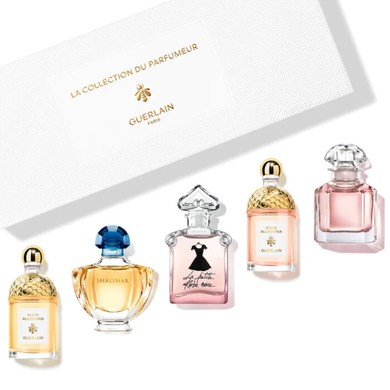 Le coffret de la collection du parfumeur de cinq parfums Coffret miniatures 2x7,5ml 3x5ml