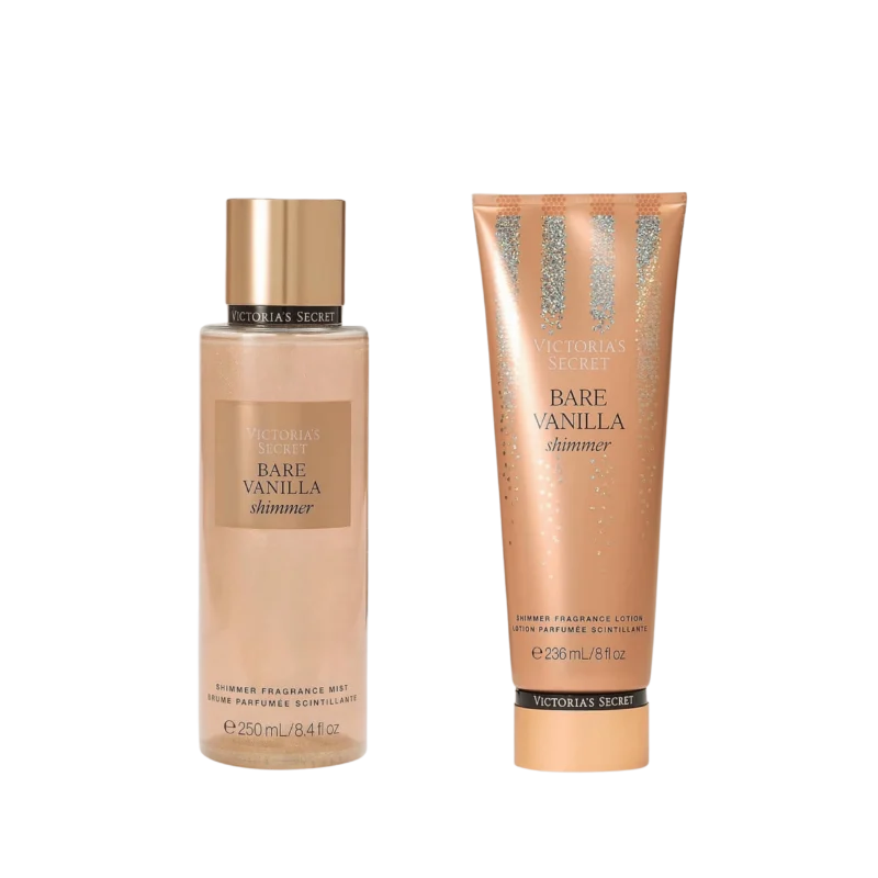 Victoria’s Secret duo bare vanilla shimmer