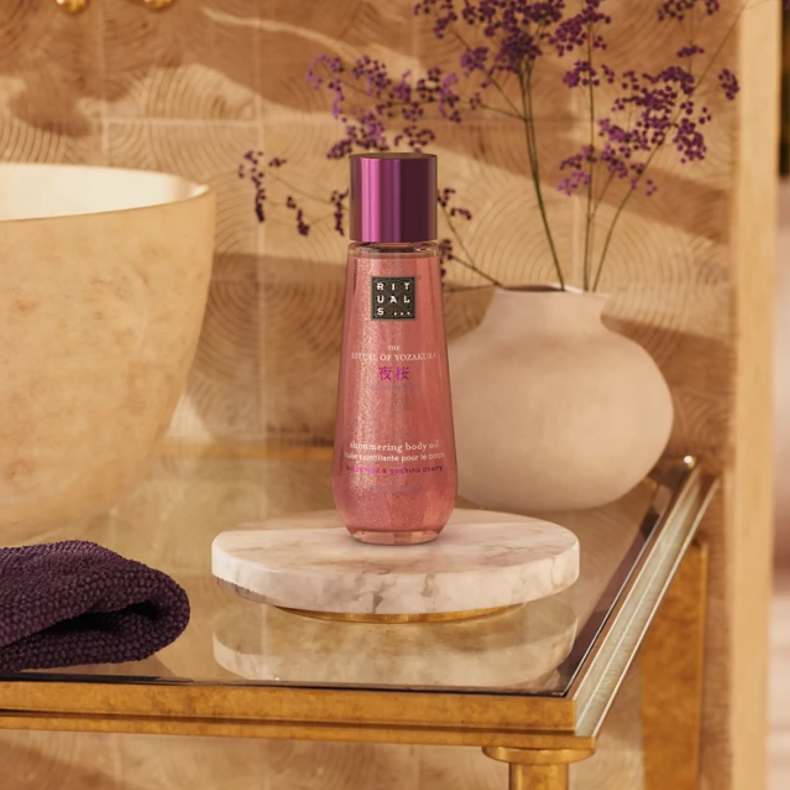THE RITUAL OF YOZAKURA Shimmering Body Oil 100 ml winkey – Image 2